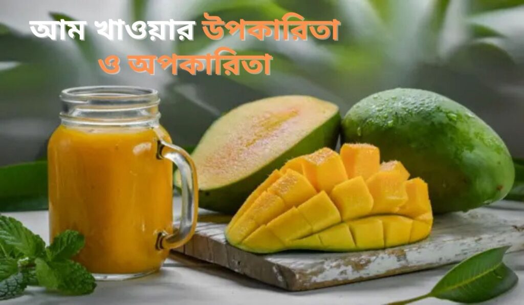 আম খাওয়ার উপকারিতা ও অপকারিতা