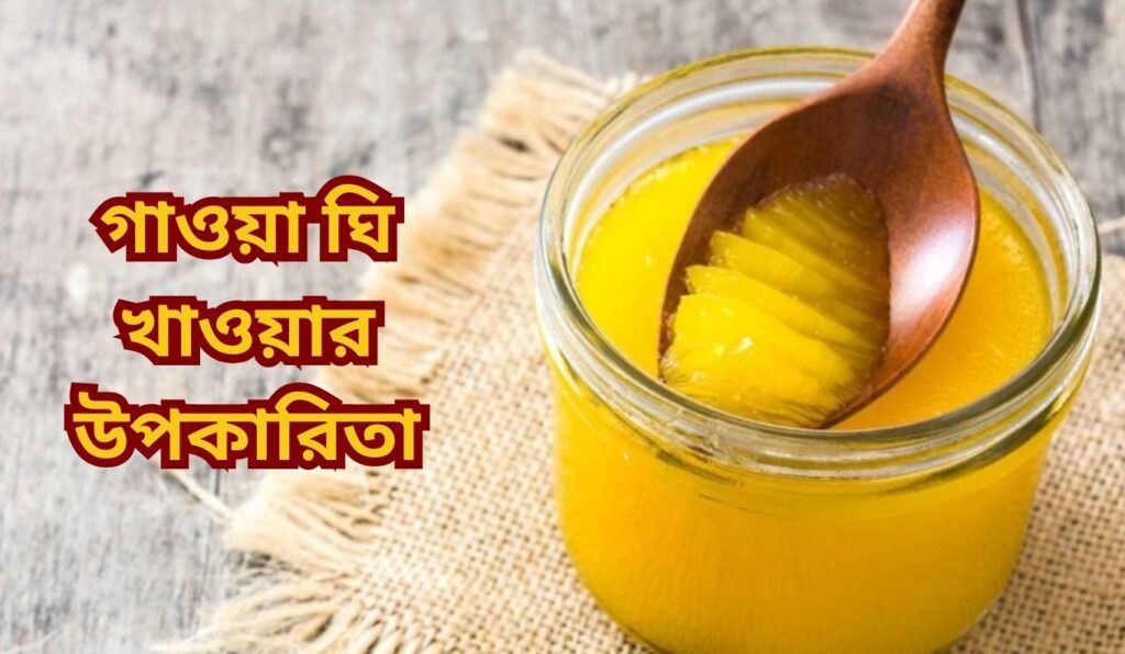 গাওয়া ঘি খাওয়ার উপকারিতা