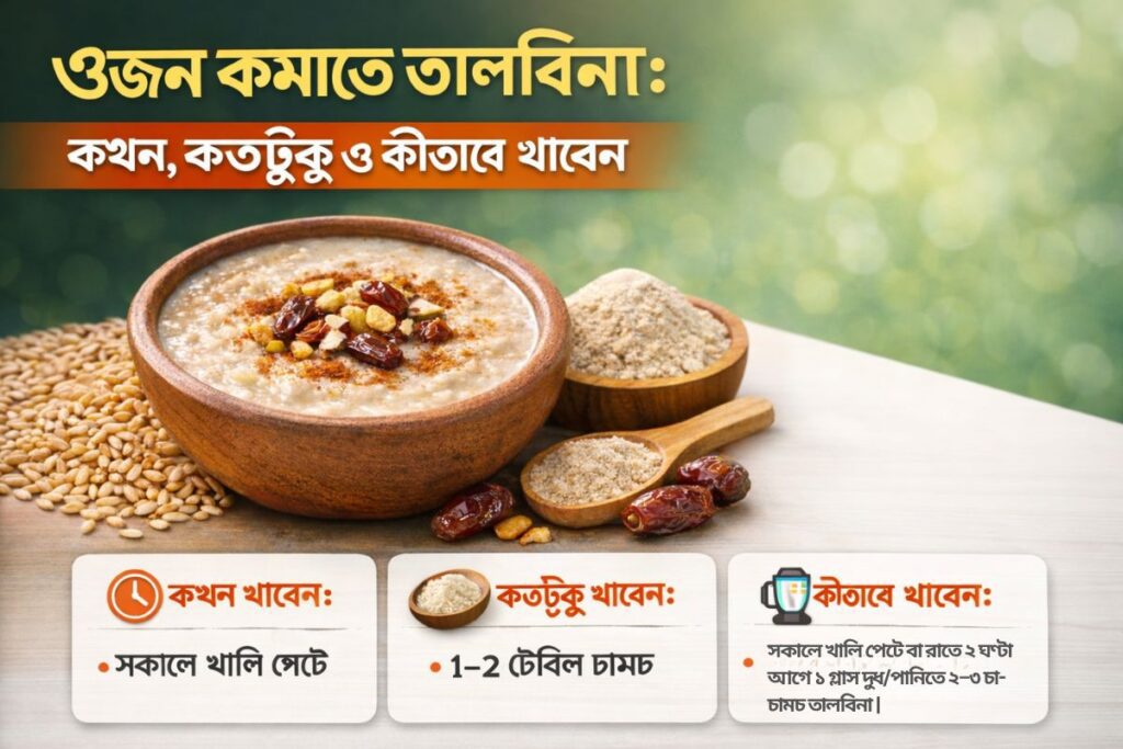 ওজন কমাতে তালবিনা