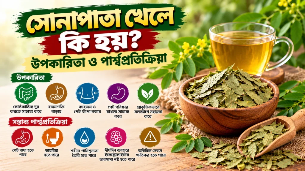 সোনাপাতা খেলে কি হয়