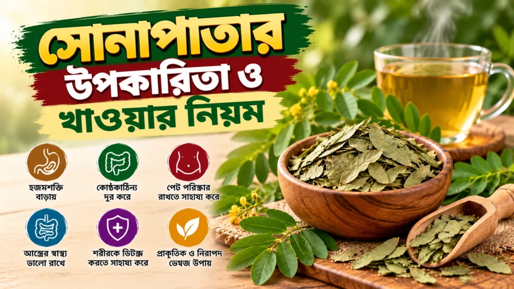 সোনাপাতার উপকারিতা ও খাওয়ার নিয়ম