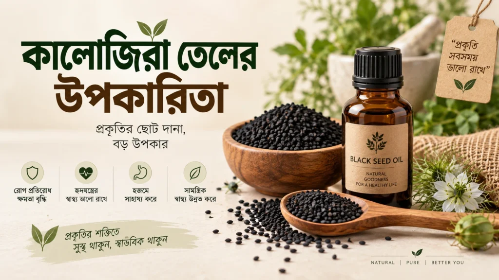 কালোজিরা তেলের উপকারিতা